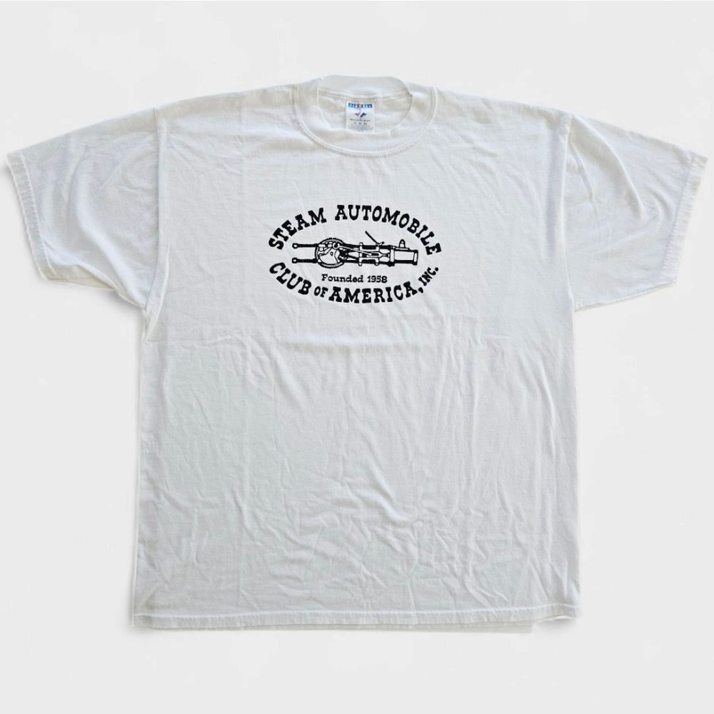 Vintage Steam Automobile Club Of America Ultra Soft Graphic Car Tee T-Shirt XL